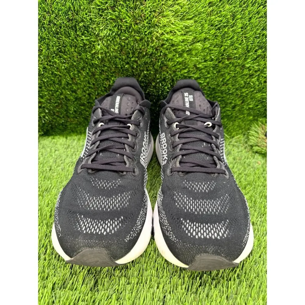 Brooks Adrenaline GTS 25 1104542E090 Athletic Shoes Mens 11.5 Black Mesh Running
